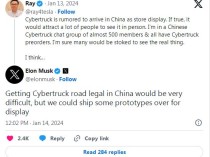 马斯克回应Cybertruck将“抵达”中国：展出有可能，上路很困难